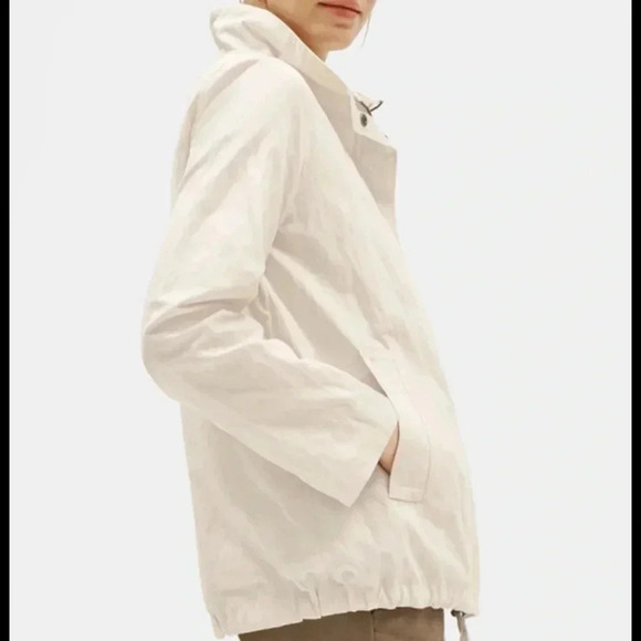 Eileen fisher Organic cotton Jacket light cream | size large - Picture 4 of 13